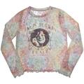 Janis Joplin Pearl (Mesh) White M Dam Skjorta