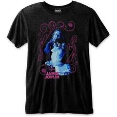 T-Shirt Janis Joplin Floral Frame