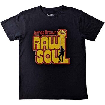 T-Shirt James Brown Raw Soul Black M T-Shirt - 1