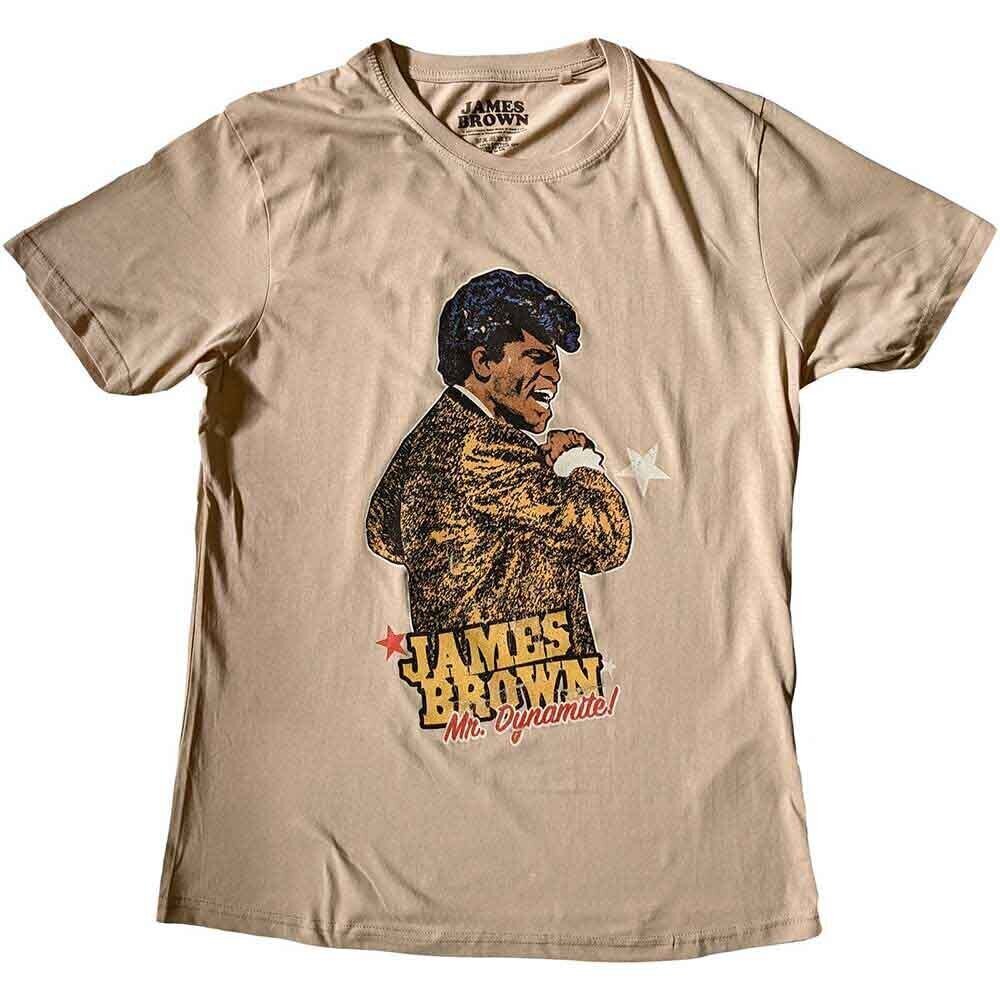 T-Shirt James Brown Mr Dynamite Sand XL T-Shirt