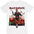 Iron Maiden Legacy of the Beast Live In Mexico City (Back Print) White L T-Shirt