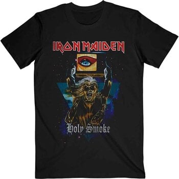 T-Shirt Iron Maiden Holy Smoke Space Triangle Black 2XL T-Shirt - 1