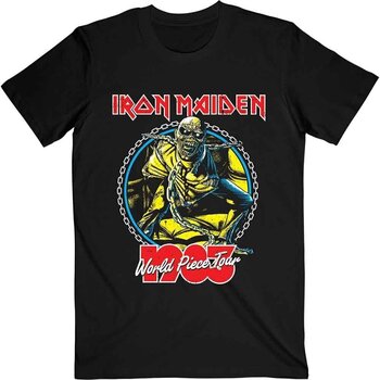 T-shirt Iron Maiden World Piece Tour '83 V.2 Black 2XL T-shirt - 1
