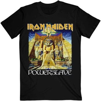 T-Shirt Iron Maiden Powerslave World Slavery Tour (Back Print) Black M T-Shirt - 1