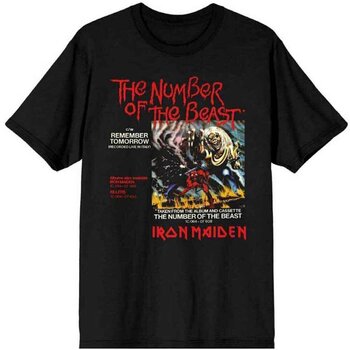 T-särk Iron Maiden Number Of The Beast Vinyl Promo Sleeve Black S T-särk - 1