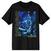 T-Shirt Iron Maiden Fear of the Dark Blue Tone Eddie Vertical Logo Black XL T-Shirt