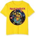 Iron Maiden World Piece Tour Circle Amarillo M Camiseta de manga corta