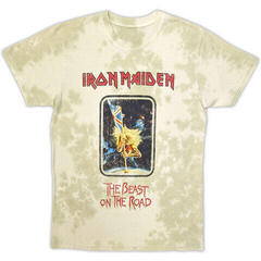 T-Shirt Iron Maiden Beast On The Road (Wash Collection) Sand XL T-Shirt