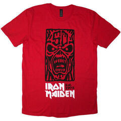 T-Shirt Iron Maiden Est. 1975 Stamp Logo Black Red 2XL T-Shirt
