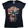 Iron Maiden Final Frontier (Skinny Fit) Black M Moteriški Marškinėliai