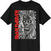 T-Shirt Iron Maiden Eponymous Face Red Logo Black M T-Shirt