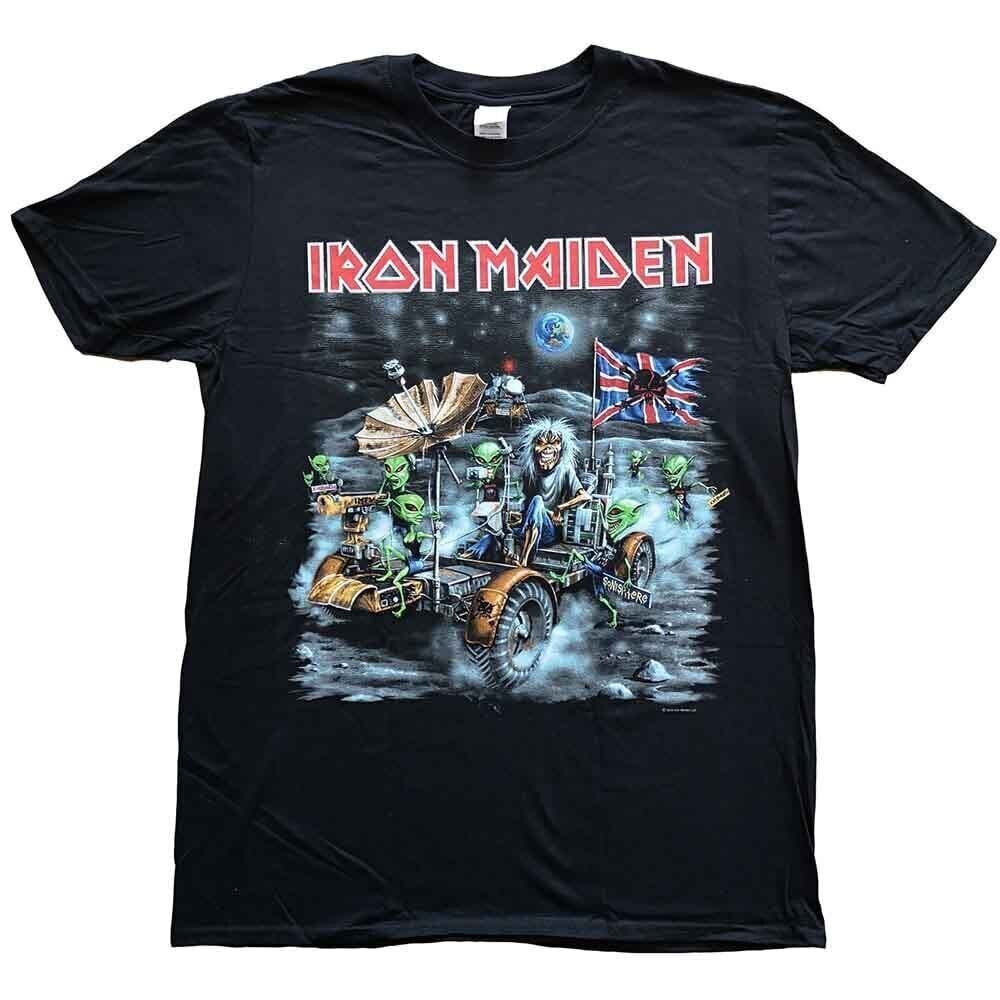 Skjorte Iron Maiden Knebworth Moon buggy Black M Skjorte