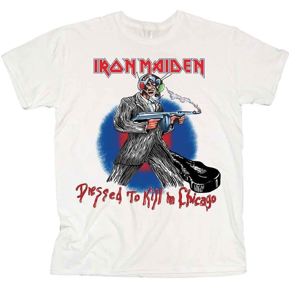 T-shirt Iron Maiden Chicago Mutants White 2XL T-shirt