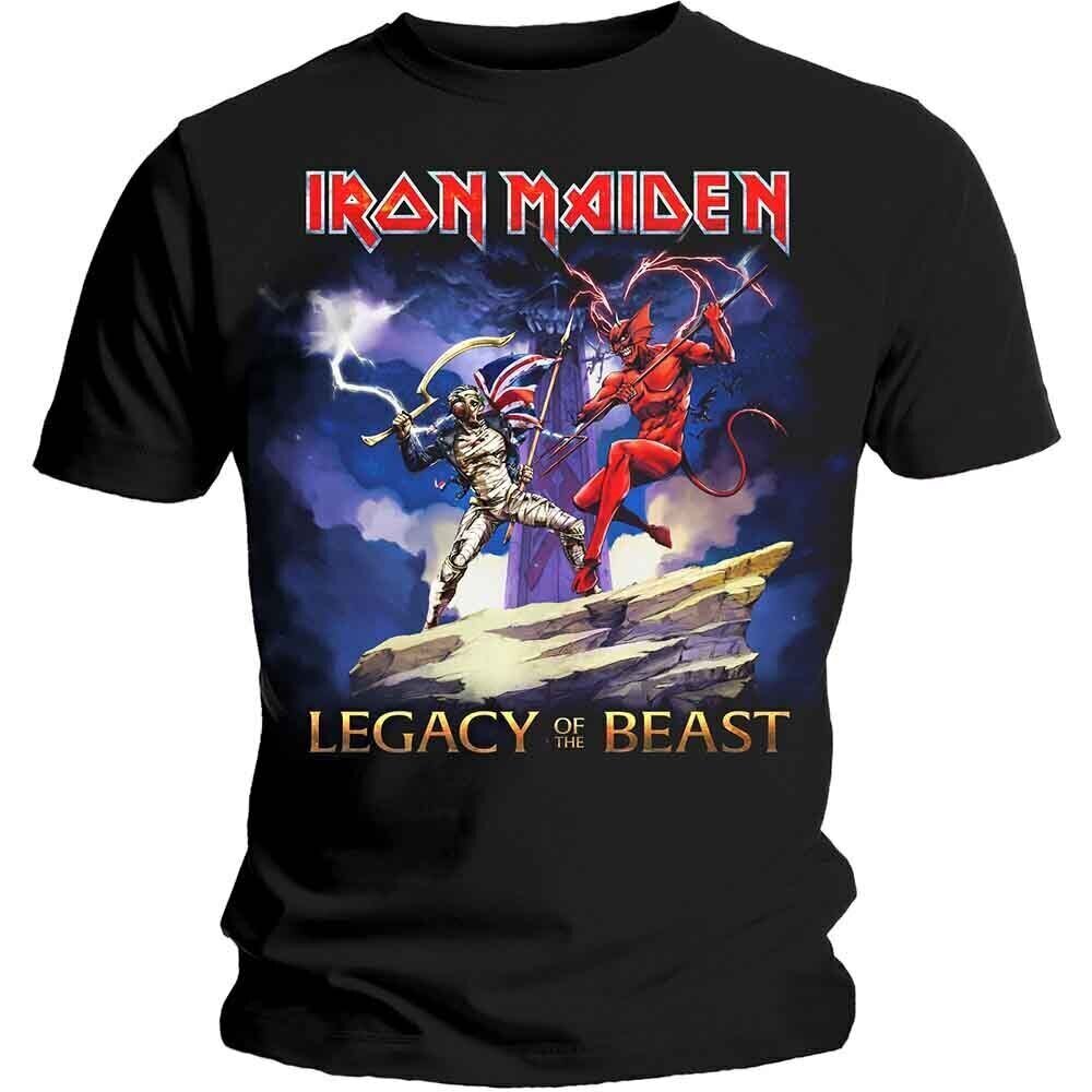 T-shirt Iron Maiden Legacy Beast Fight (Back Print) Black S T-shirt