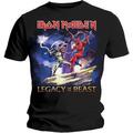 Iron Maiden Legacy Beast Fight (Back Print) Black XL Сорочка