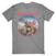 T-shirt Iron Maiden Trooper Vintage Circle Grey M T-shirt