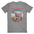 Iron Maiden Trooper Vintage Circle Grey L T-särk