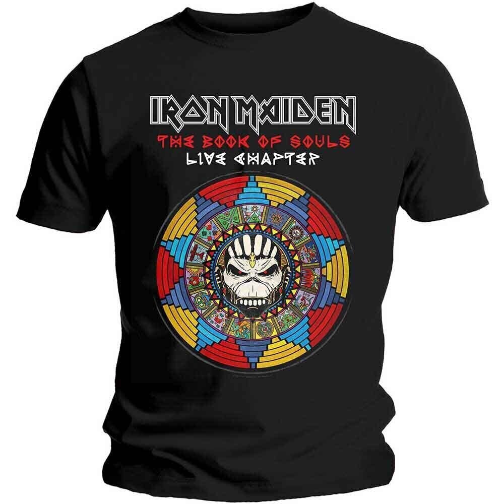 T-Shirt Iron Maiden Book of Souls Live Chapter Black XL T-Shirt