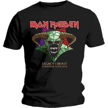 T-shirt Iron Maiden Legacy of the Beast Tour (Back Print) Black XL T-shirt - 1