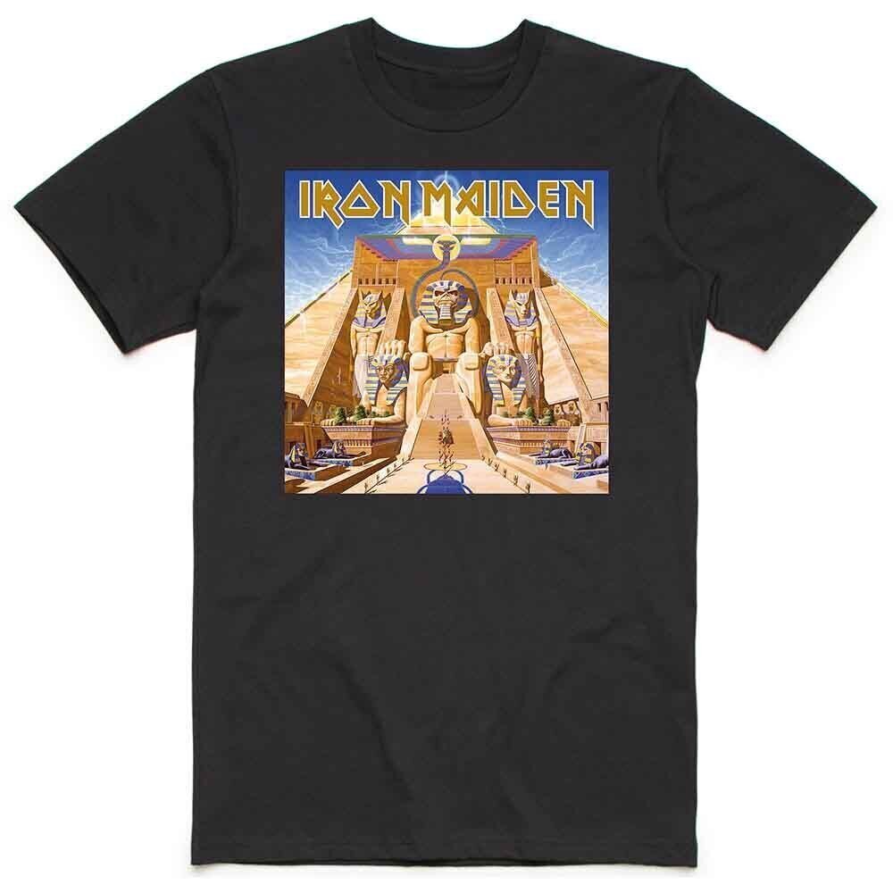 T-särk Iron Maiden Powerslave Album Cover Box Black S T-särk