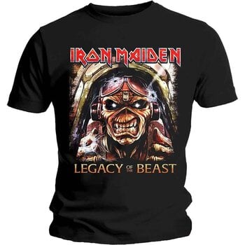 T-shirt Iron Maiden Legacy Aces Black 2XL T-shirt - 1