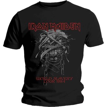 T-särk Iron Maiden World Slavery 1984 Tour Black M T-särk - 1
