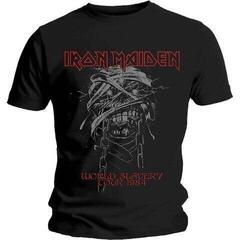 Skjorte Iron Maiden World Slavery 1984 Tour Black L Skjorte