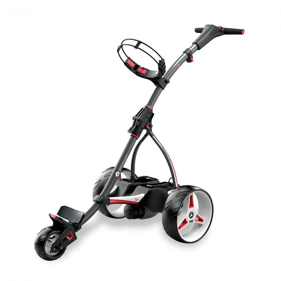 Електрическа количка за голф Motocaddy S1 Graphite Ultra Battery Electric Golf Trolley
