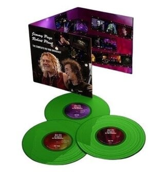 Vinüülplaat Jimmy Page & Robert Plant - The Complete Rio 1996 Broadcast (Green Coloured) (3 LP) - 1