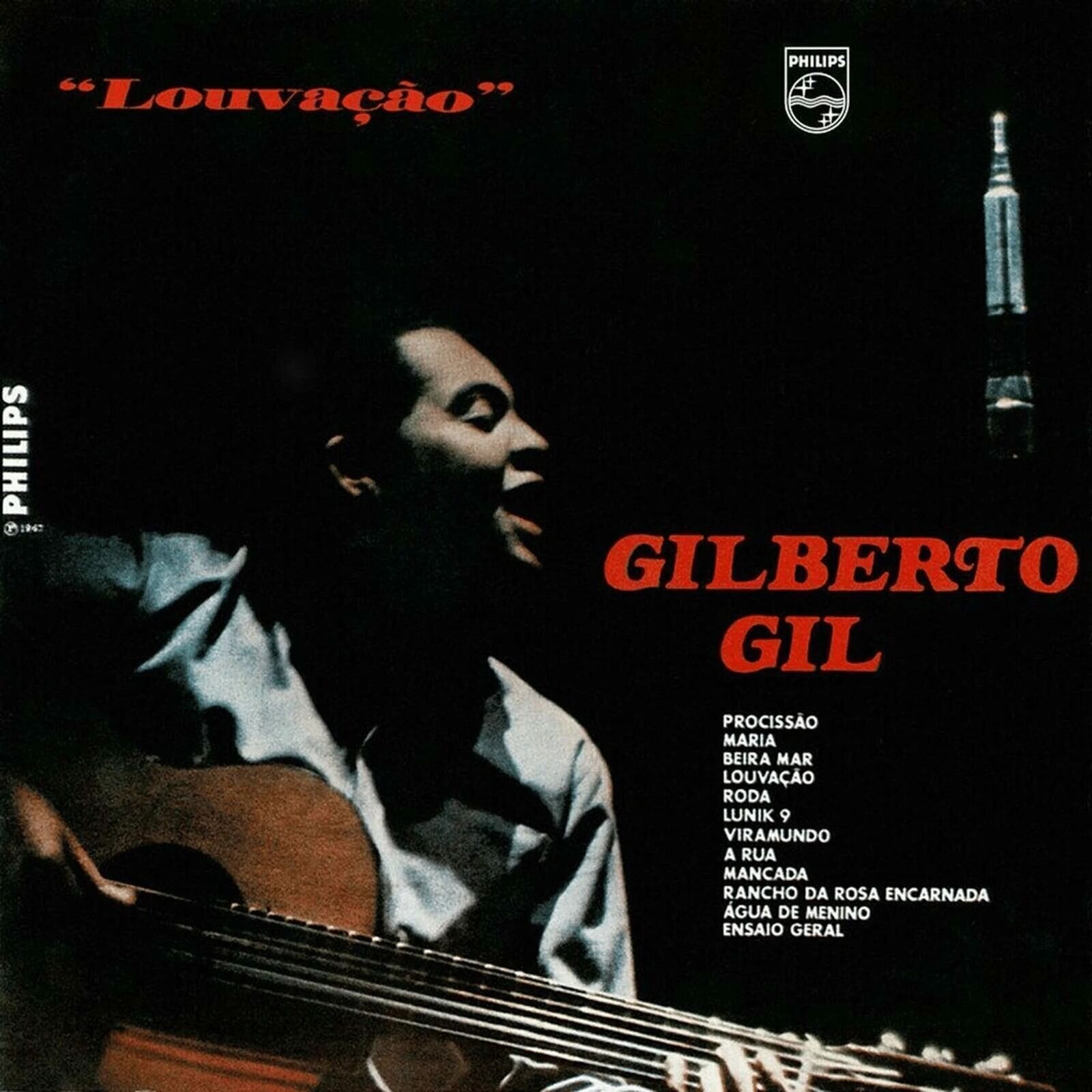 LP ploča Gilberto Gil - Louvação (Smokey Translucent Red Coloured) (180 g) (LP)