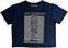 T-Shirt Joy Division Unknown Pleasures Denim Blue 2XL Ladies T-Shirt