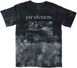 Skjorte Joy Division Tear Us Apart Text (Wash Collection) Black 2XL Skjorte