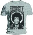 Jimi Hendrix Halo Grey L Camiseta de manga corta