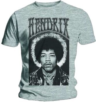 T-shirt Jimi Hendrix Halo Grey 2XL T-shirt - 1