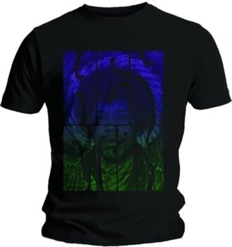 T-Shirt Jimi Hendrix Swirly Text Black M T-Shirt - 1