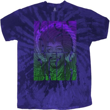 T-shirt Jimi Hendrix Swirly Text (Wash Collection) Blue XL T-shirt - 1