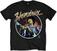 T-Shirt Jimi Hendrix Script Circle Black L T-Shirt
