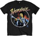 Jimi Hendrix Script Circle Black L Camiseta de manga corta