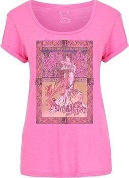 T-Shirt Janis Joplin Avalon Ballroom '67 (Soft Hand Inks) Pink M Ladies T-Shirt - 1