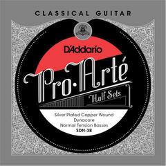 D'Addario SDH-3B Half Set Pro-Arte Dynacore Silver Plated Copper Hard Tension