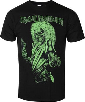 T-Shirt Iron Maiden One Colour Eddie Black 2XL T-Shirt - 1