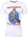 Iron Maiden Chicago Mutants (Back Print) White L Camiseta de manga corta