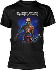 T-shirt Iron Maiden Axe Eddie Book of Souls European Tour V.2 (Back Print) Black XL T-shirt