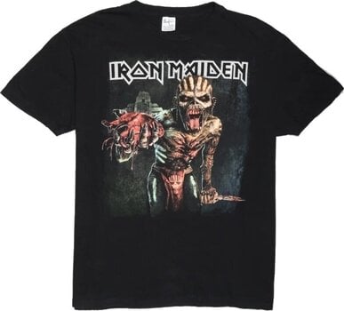T-Shirt Iron Maiden The Book of Souls European Tour V.1 (Back Print) Black M T-Shirt - 1