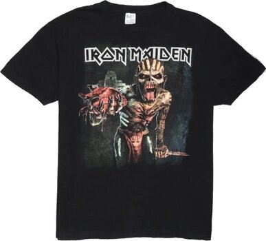 T-Shirt Iron Maiden The Book of Souls European Tour V.1 (Back Print) Black 2XL T-Shirt - 1