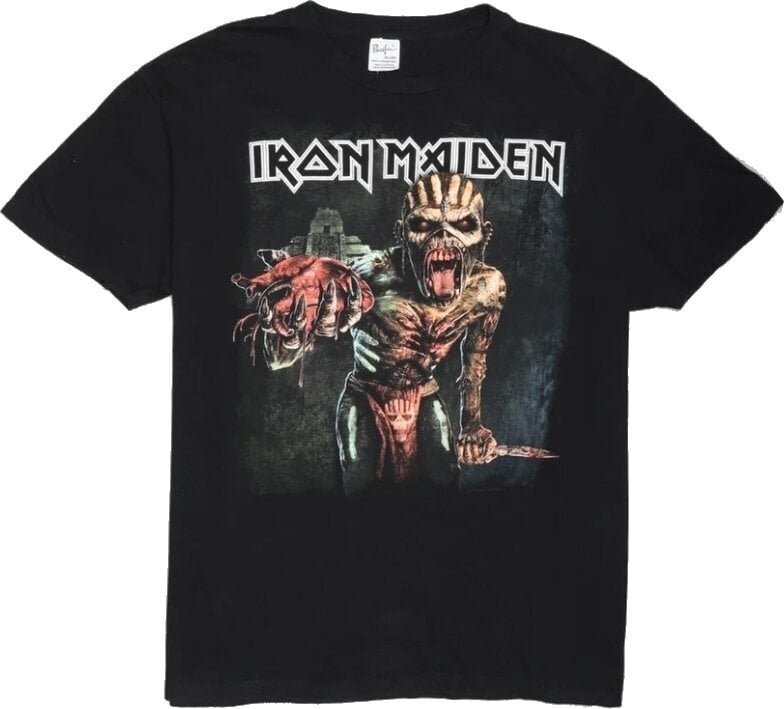 T-shirt Iron Maiden The Book of Souls European Tour V.1 (Back Print) Black L T-shirt