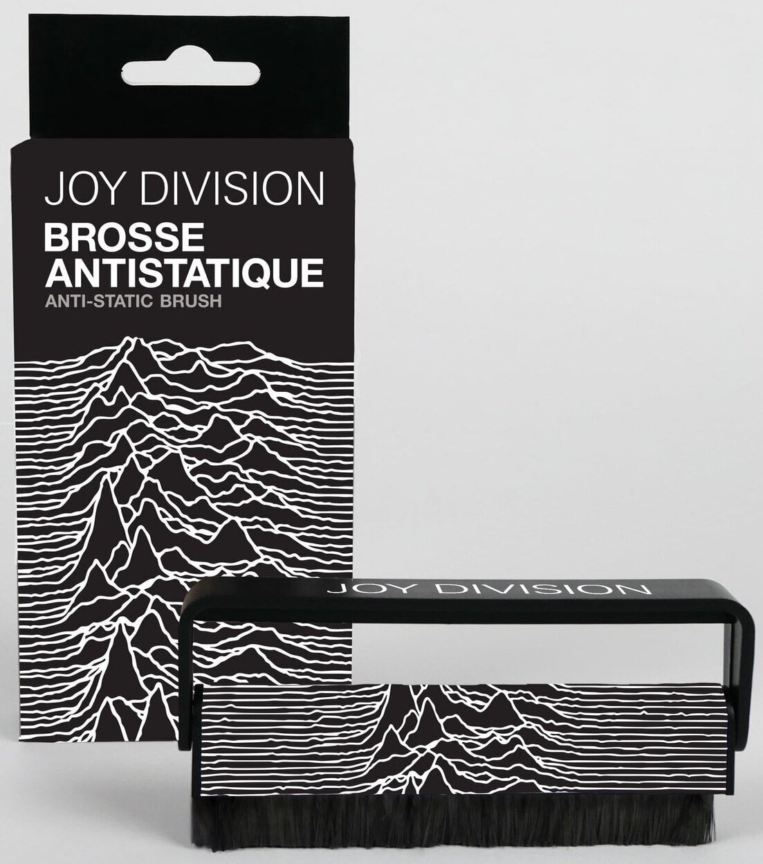 Pennello per dischi LP VinylCareSystem Joy Division - Anti-Static Spazzola in fibra di carbonio