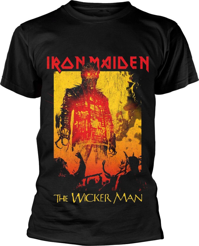 Πουκάμισο Iron Maiden The Wicker Man Fire Black XL Πουκάμισο
