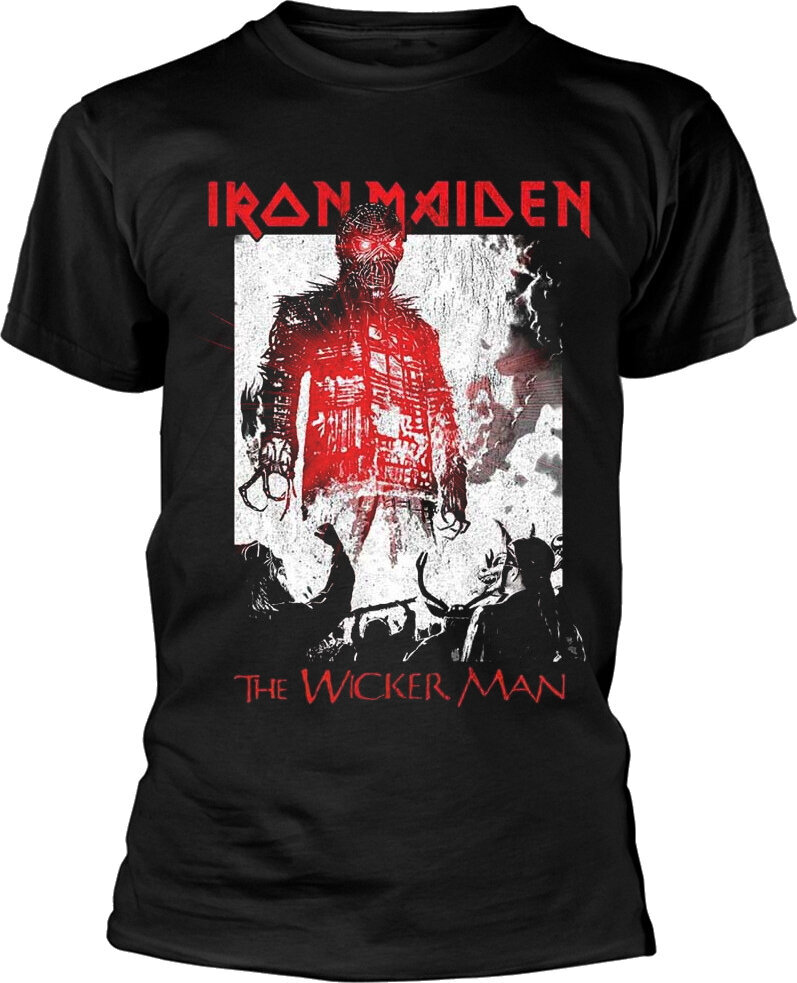 T-shirt Iron Maiden The Wicker Man Smoke Black S T-shirt
