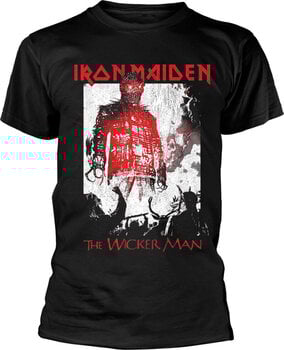 T-shirt Iron Maiden The Wicker Man Smoke Black S T-shirt - 1